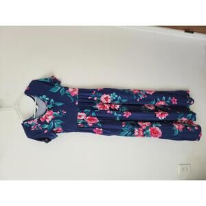Floral Maxi Dress with Pockets